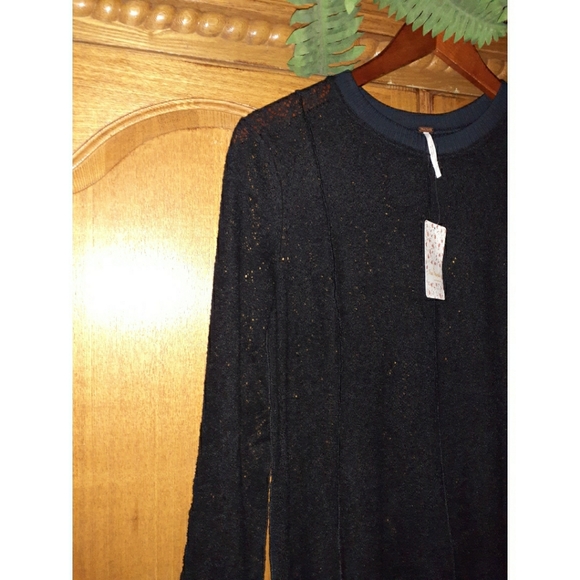 Free People Black Lace Tunic - Picture 12 of 16
